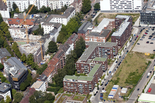 Bebauung der Kühnehöfe – Hamburg